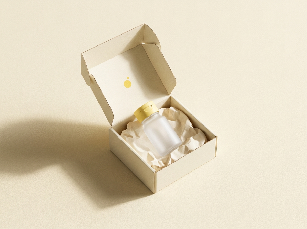 Medication delivery box with vial